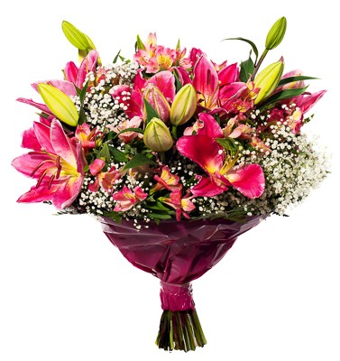 Buquê de Lírios Rosa