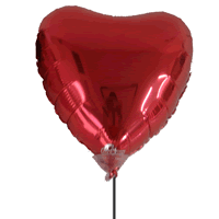 Balão Metalizado Coração