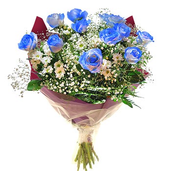 Buquê de Rosas Azuis